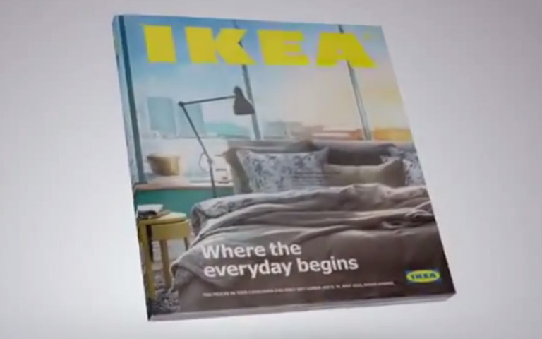 IKEA katalog kao Apple reklama